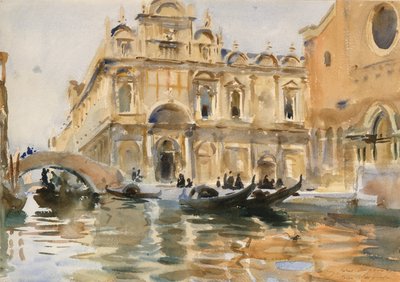 Rio dei Mendicanti, Venetië door John Singer Sargent